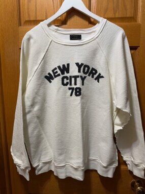 Retrobrand Los Angeles “New York City 78” Inside‑Out Terry Sweatshirt – XL